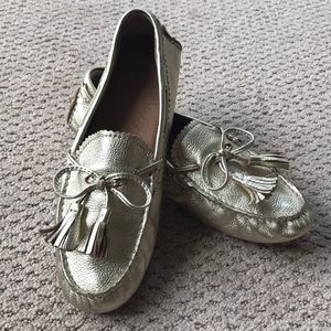 Coach gold driving moccasins 8
